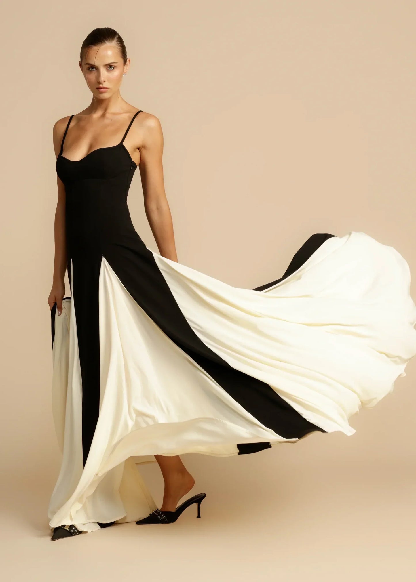 NATALIE | Fließendes Maxikleid