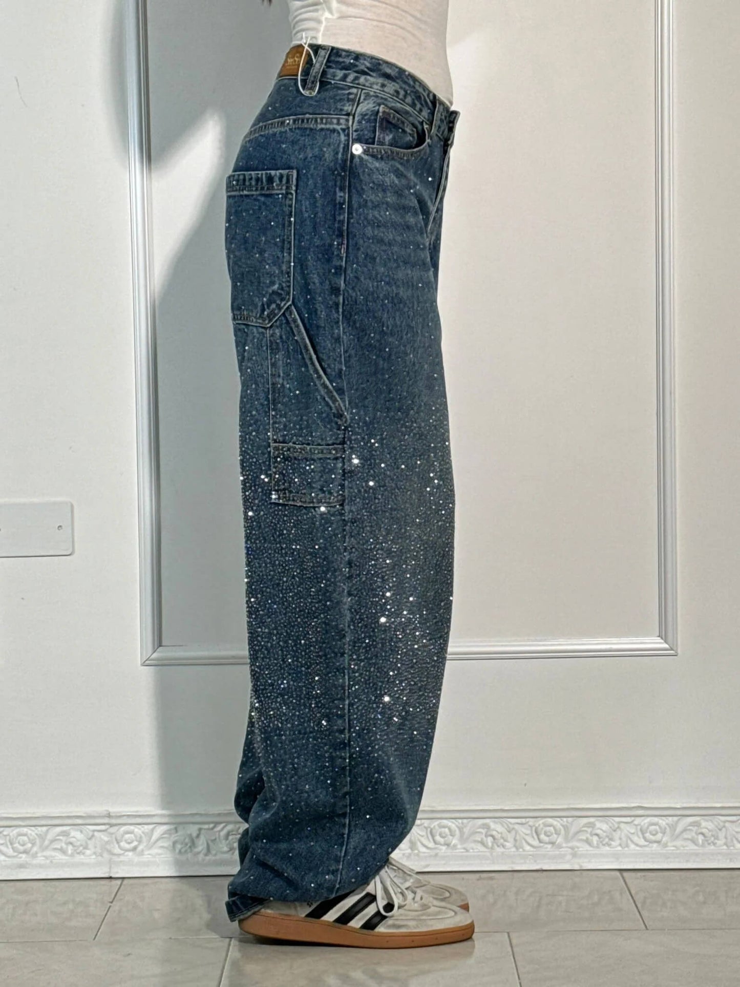VELINA | Glitzer Jeans