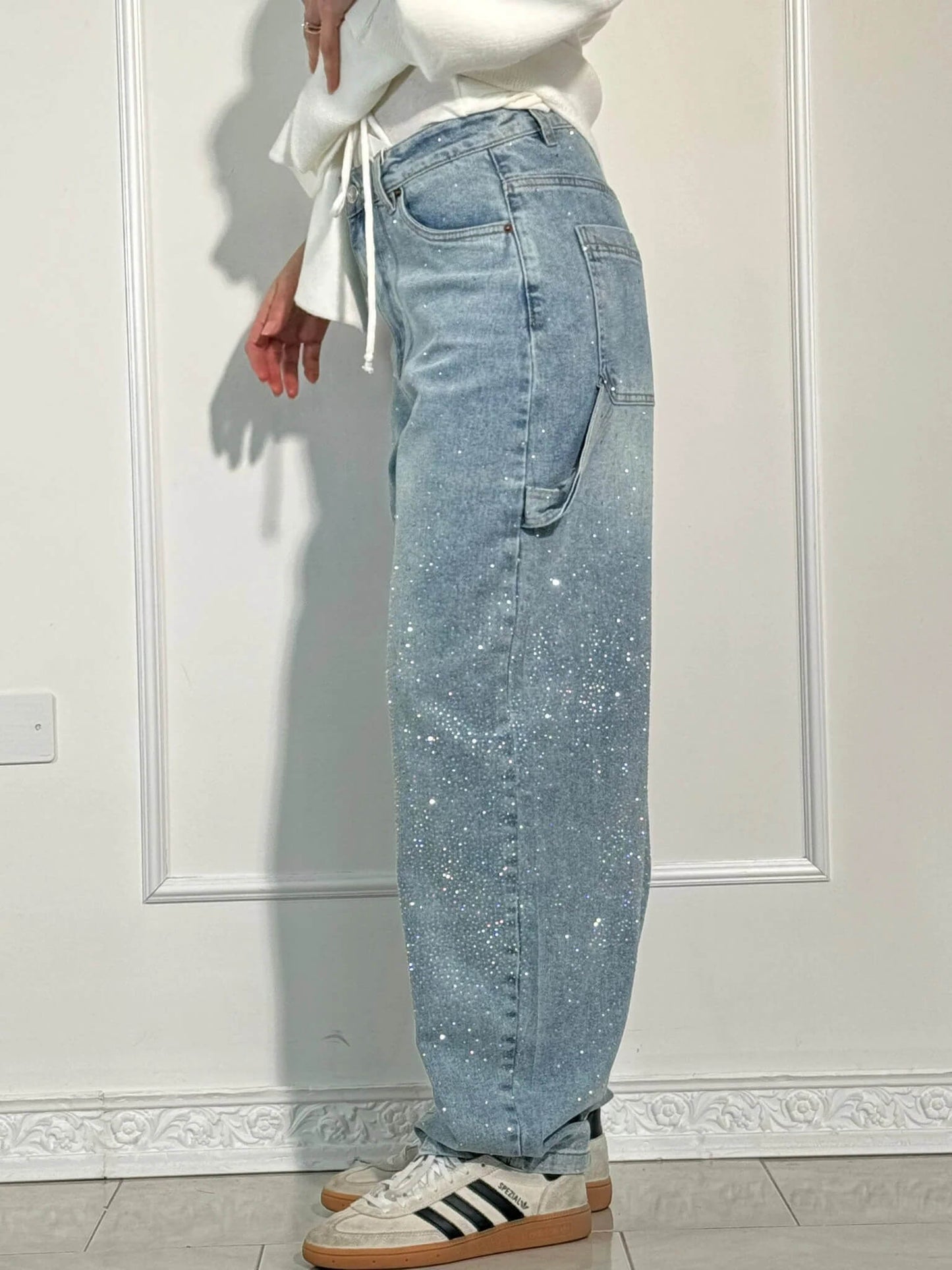 VELINA | Glitzer Jeans