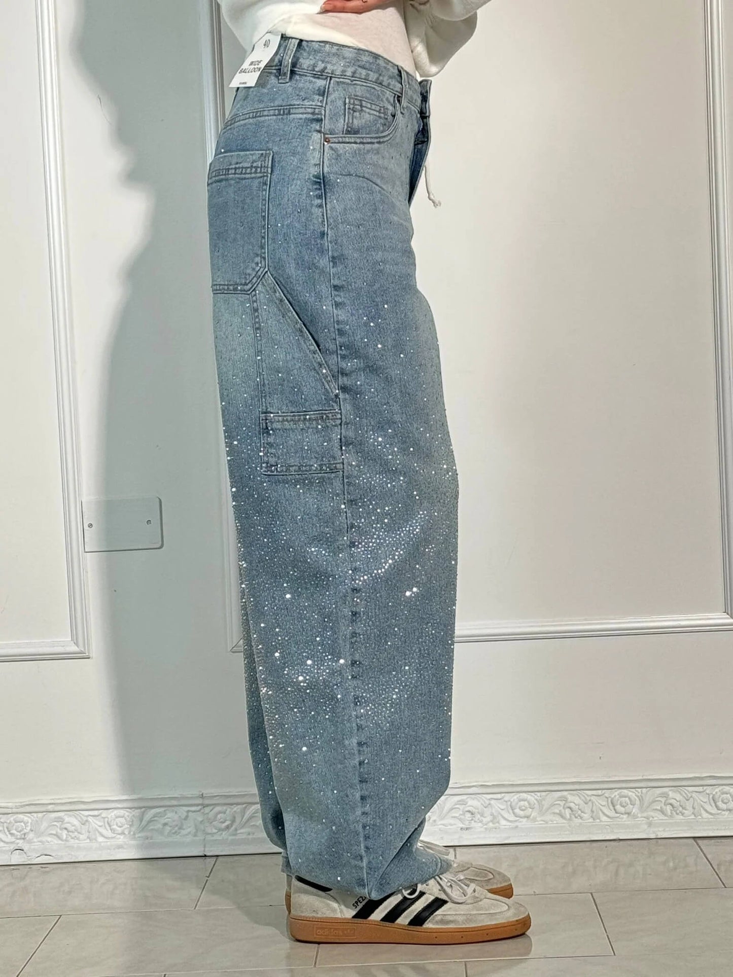 VELINA | Glitzer Jeans