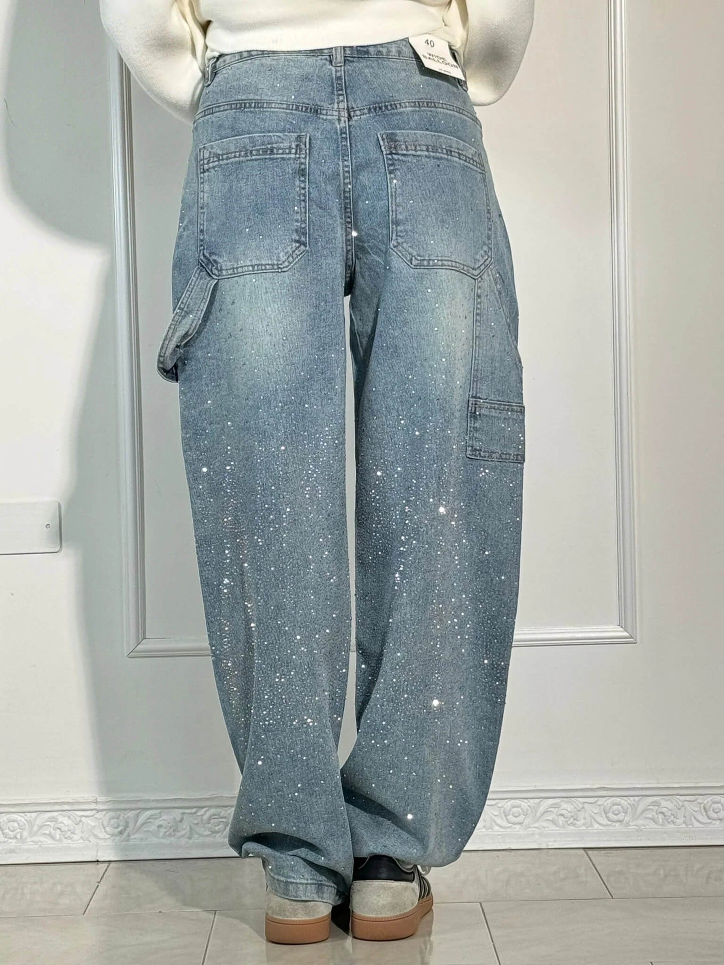 VELINA | Glitzer Jeans