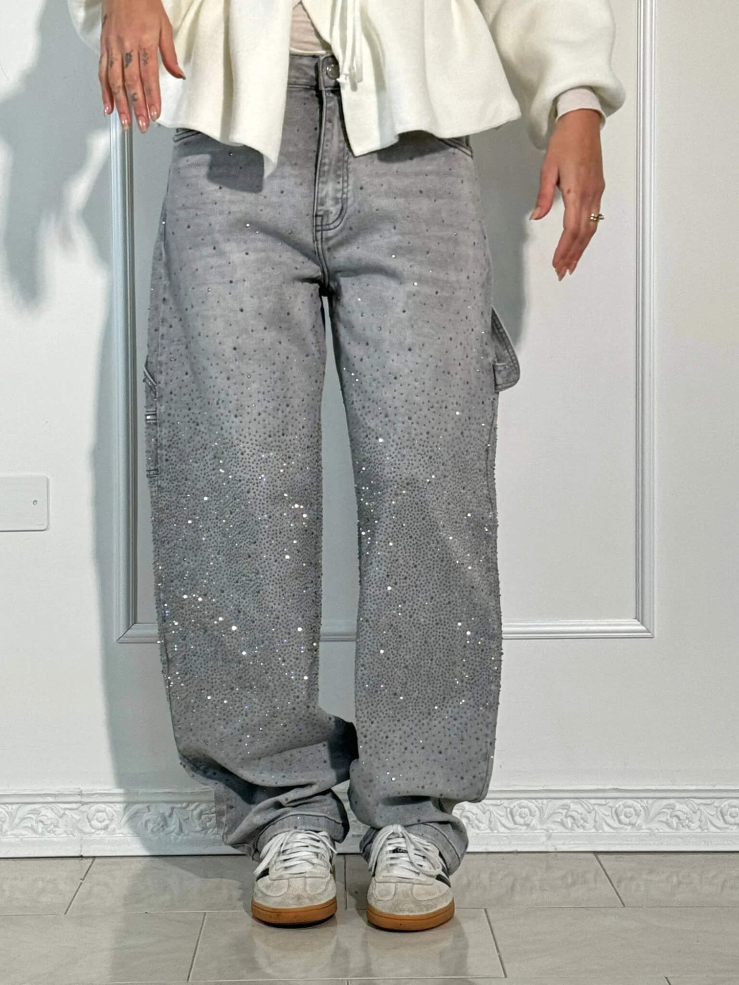 VELINA | Glitzer Jeans