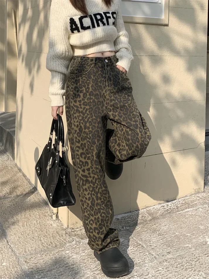 CRISA - Trendige Leopardenhosen