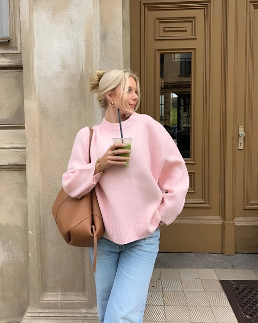 JOAN - Oversized Pinker Pullover