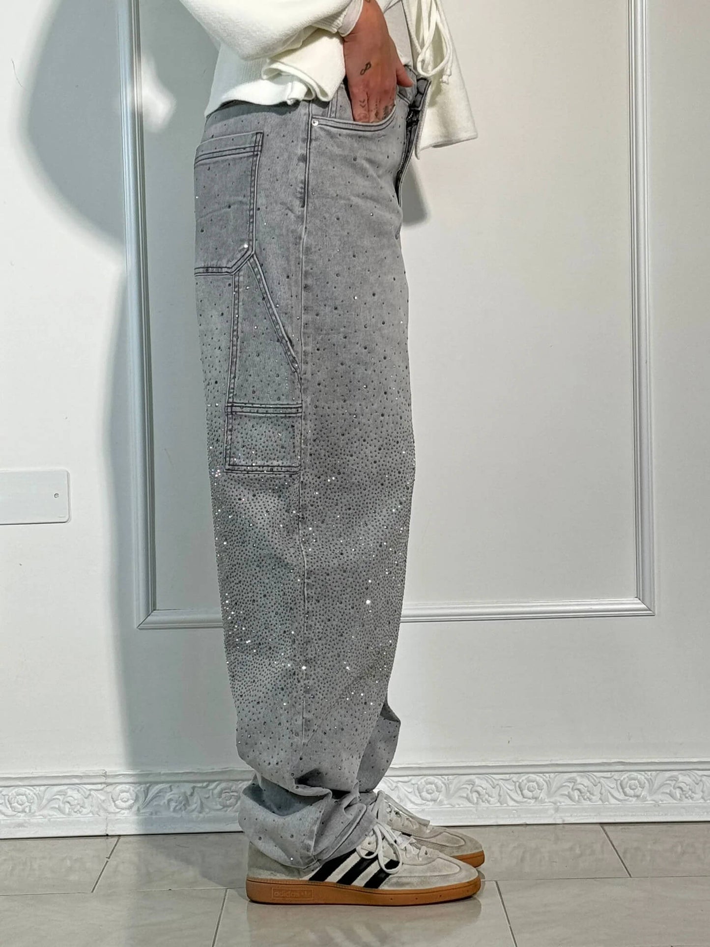 VELINA | Glitzer Jeans
