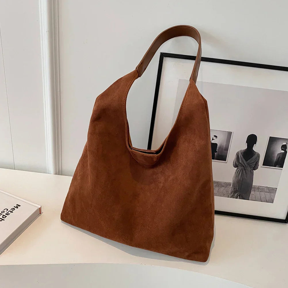 MILLE - Wildleder Tote Bag