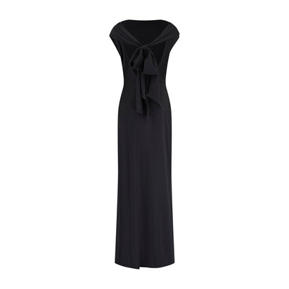 ALVA - Drapiertes Maxikleid